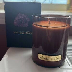 Ebb and Flow Dark Ginger Lavender Soy Candle 65 HR Burn Time